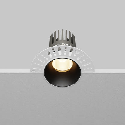 Maytoni Downlight Dip LED 50° Einbau-Rundleuchte  schwarz