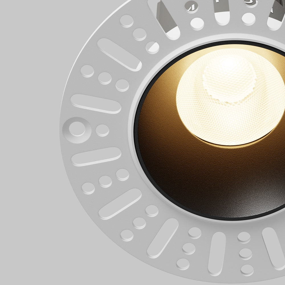 Maytoni Downlight Dip LED 50° Einbau-Rundleuchte  schwarz