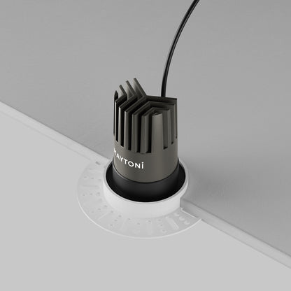 Maytoni Downlight Dip LED 50° Einbau-Rundleuchte  schwarz