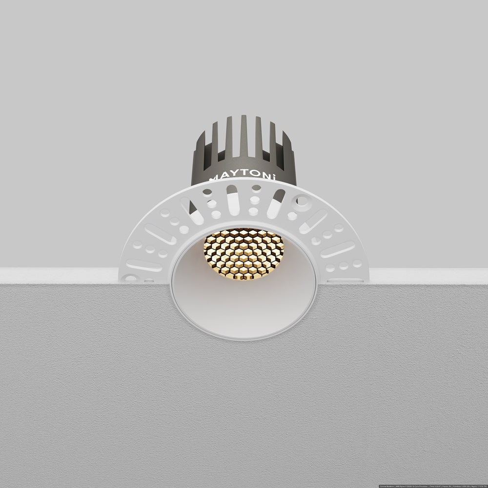 Maytoni Downlight Dip LED 50° Einbau-Rundleuchte  weiß