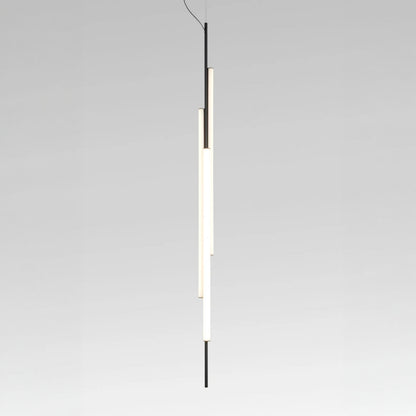 Marset Ambrosia V3 LED schwarze, Einbau-Hängeleuchte, vertikal 