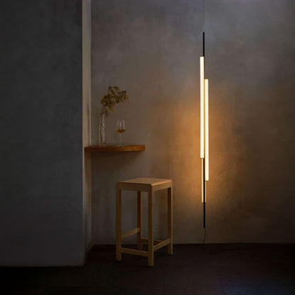 Marset Ambrosia V3 LED schwarze, Einbau-Hängeleuchte, vertikal 