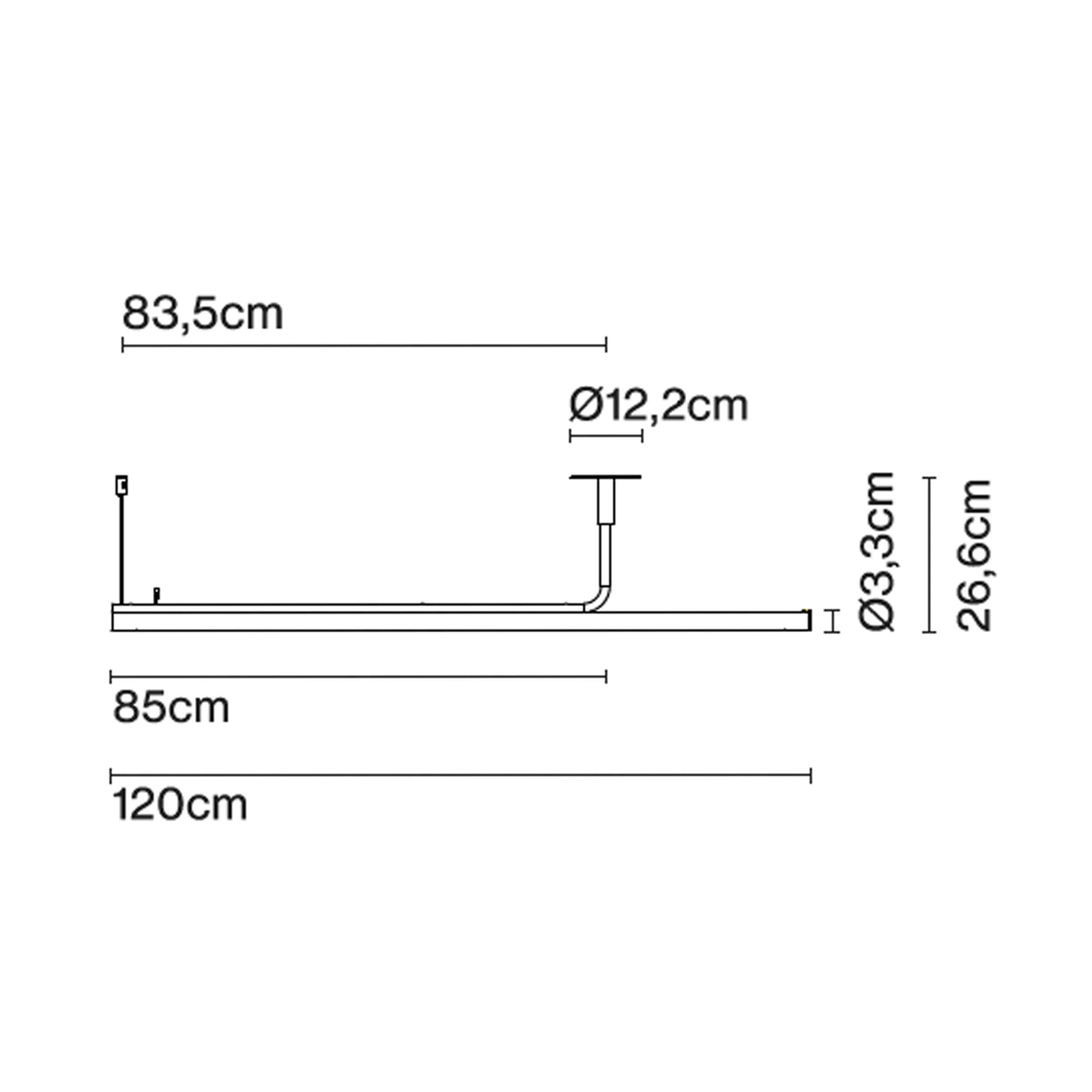 Marset Ambrosia Pro LED RSC 120/180 lineare Hängeleuchte 