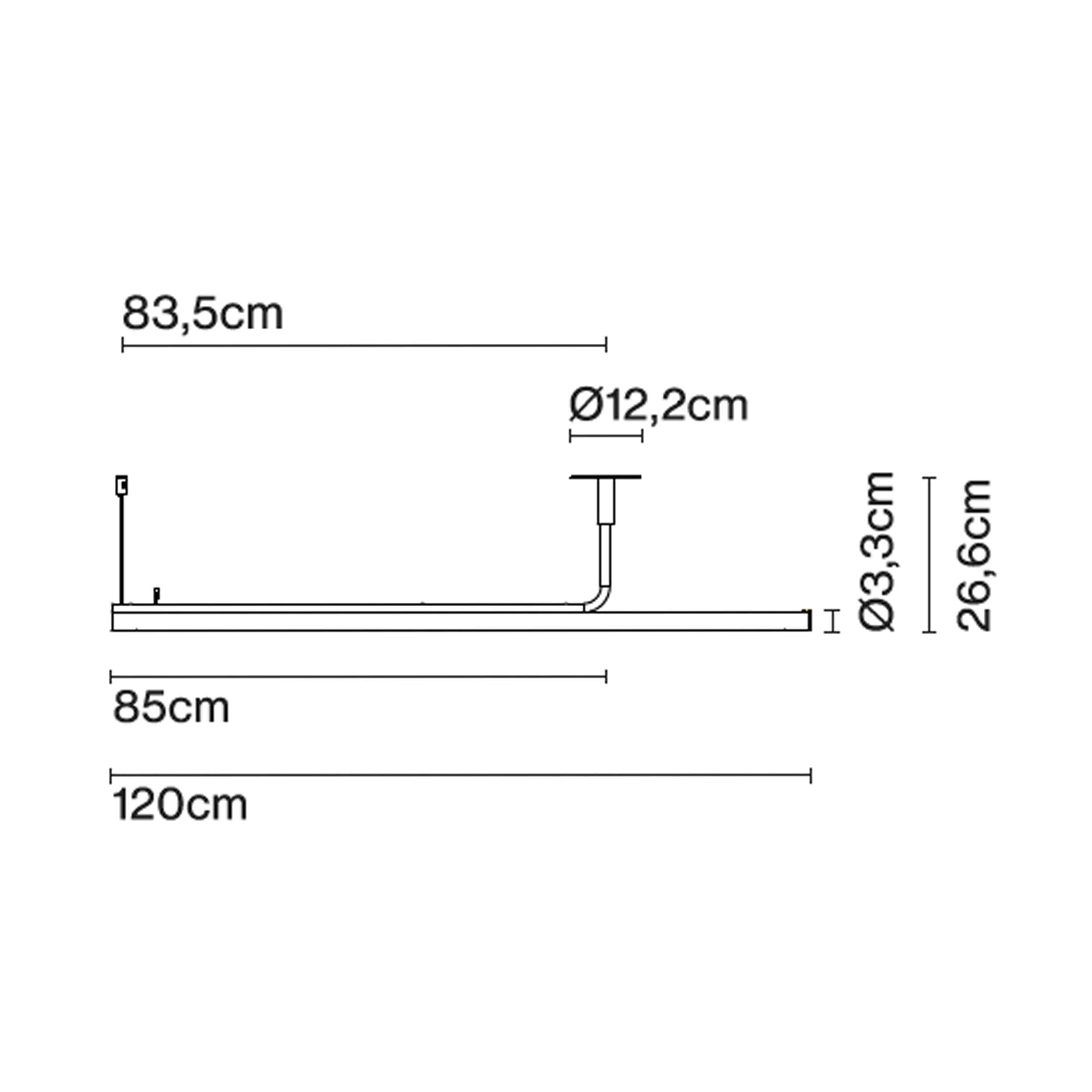 Marset Ambrosia Pro LED RSC 120/180 lineare Hängeleuchte 
