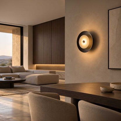 Aromas Coss Alabaster LED Wandleuchte 