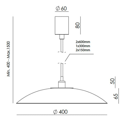 Aromas Betty LED závěsné svítidlo