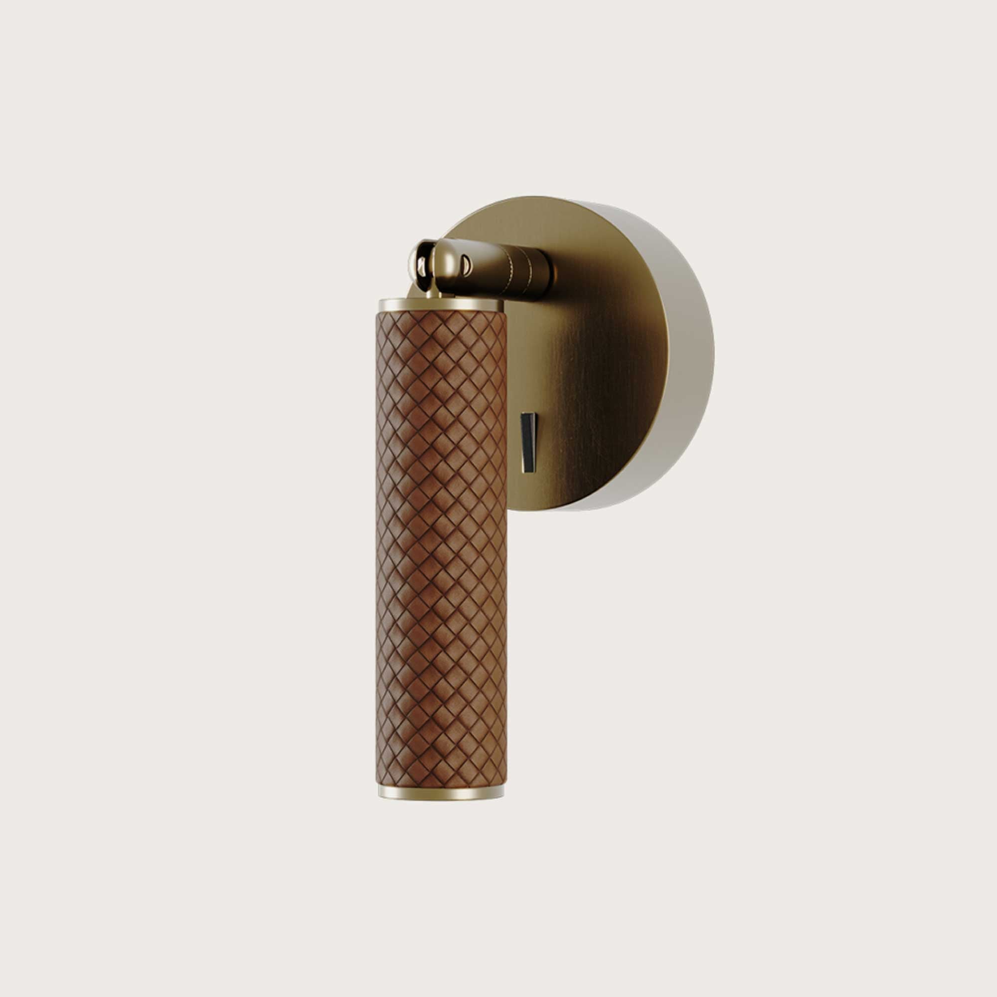 Aromas Coco LED nástěnné kožené svítidlo