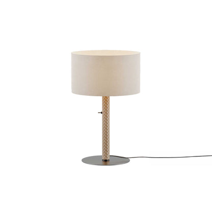 Aromas Coco E27 stolní kožené svítidlo