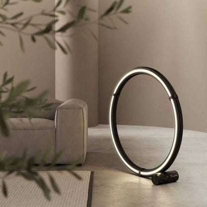 Aromas Elli LED stojací kruhové svítidlo stmívatelné