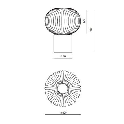 Aromas Irzo G9 Tischlampe 