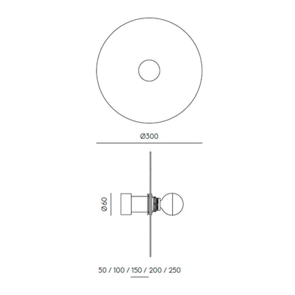 Aromas Nold E27 Wandleuchte