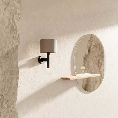 Aromas Rems E27 nástěnné kožené svítidlo