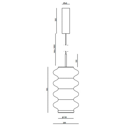 Aromas Vitree LED závěsné svítidlo