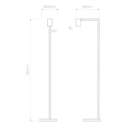 Astro Ascoli GU10 stojací svítidlo