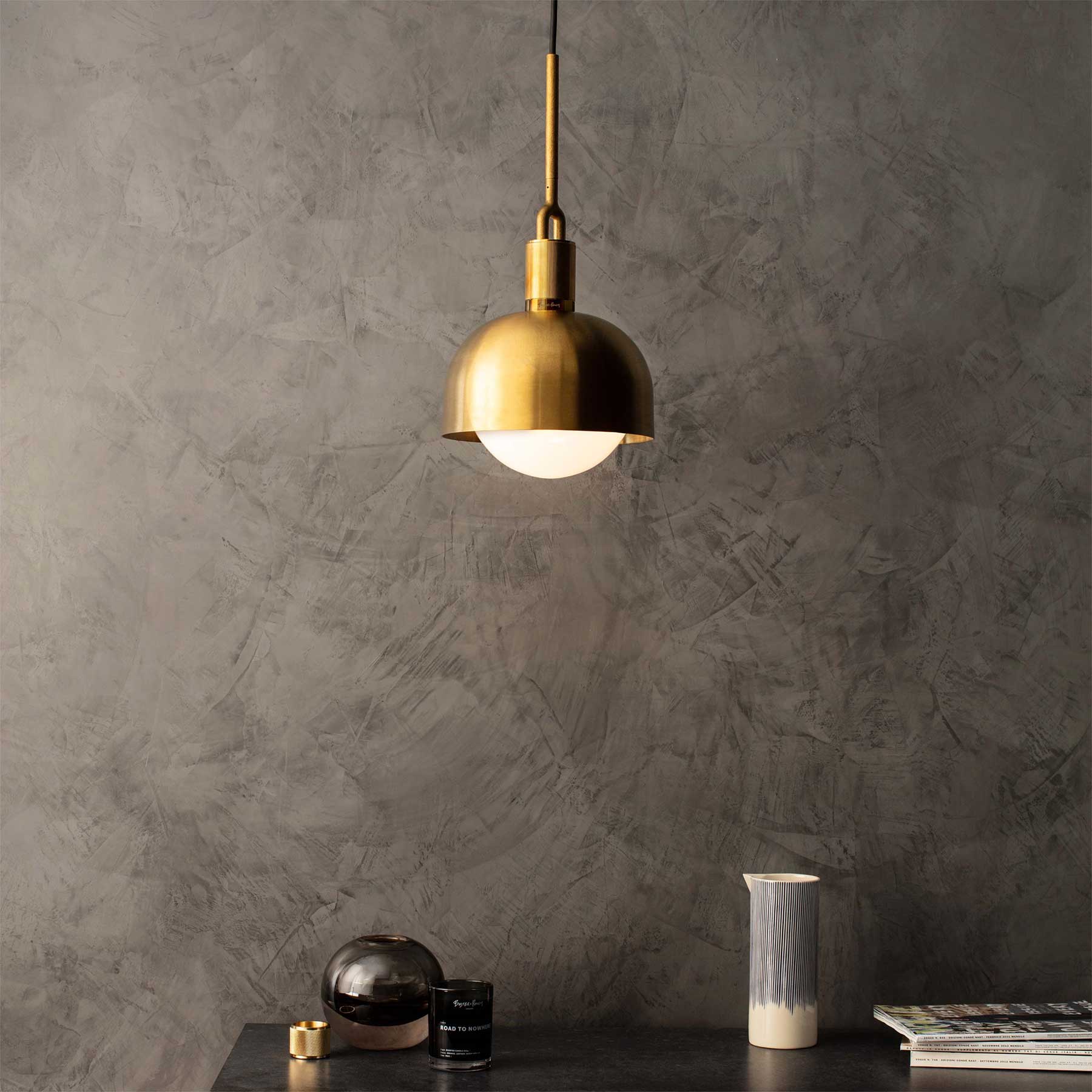 Buster & Punch Forked Globe Shade E27 závěsné svítidlo