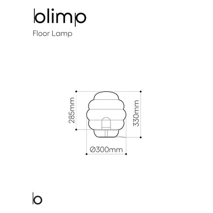 Bomma Blimp LED skleněné stojací svítidlo