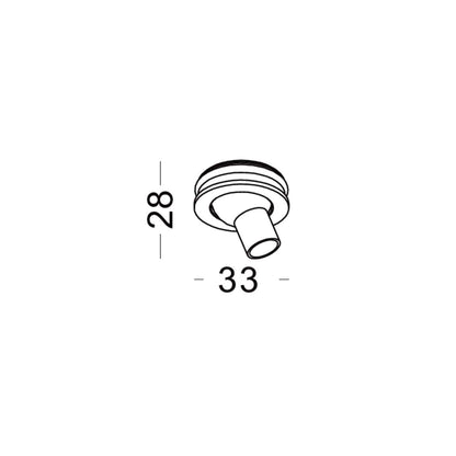 Micro Spot LED zápustné svítidlo natáčecí Ra>90