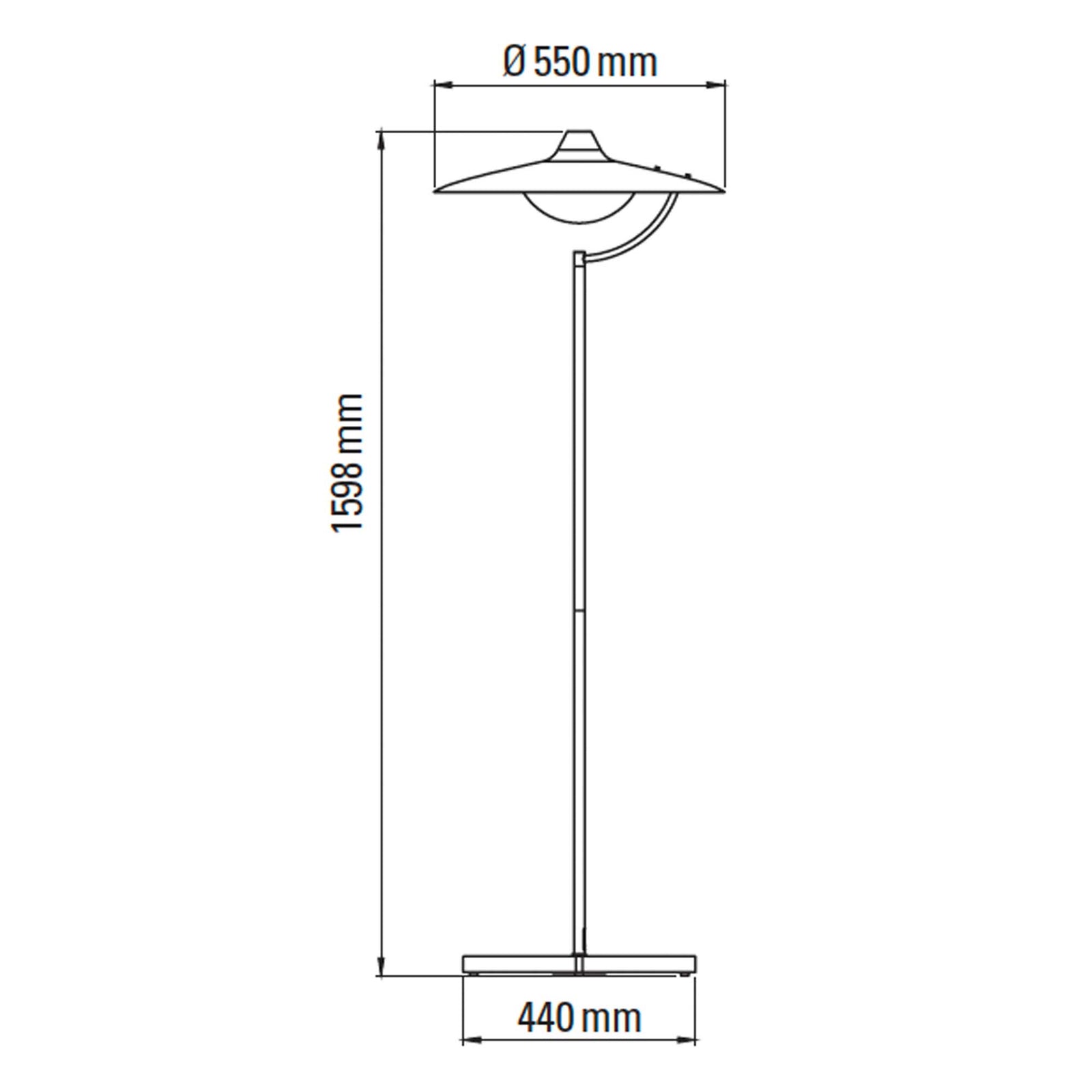 DCW éditions Biny LED Stehleuchte