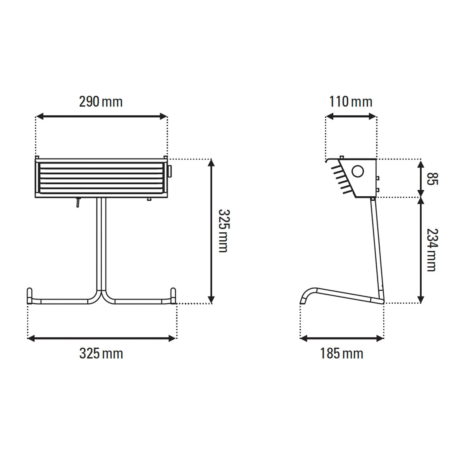 DCW éditions Biny LED-Tischleuchte