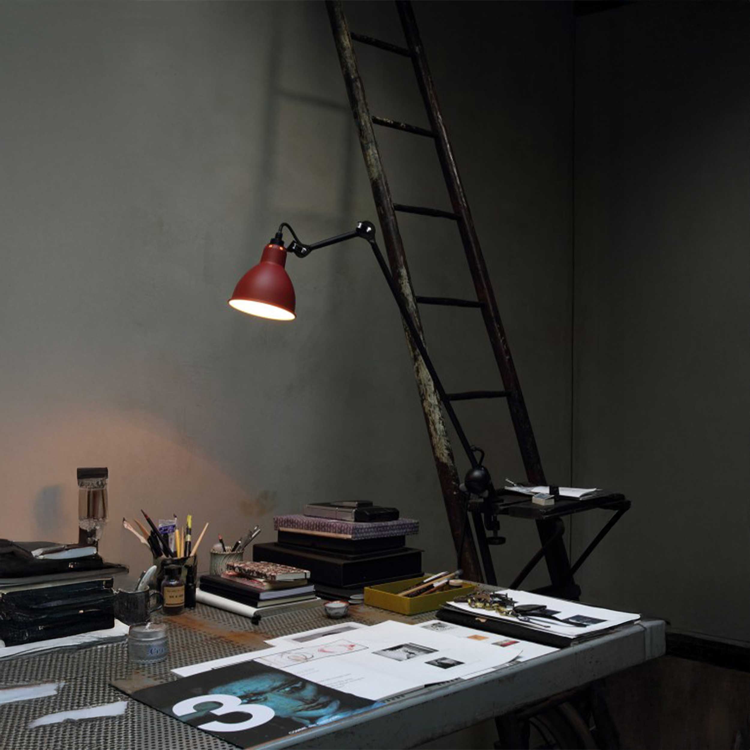 DCW éditions Lampe Gras N°201 E14 Tischleuchte mit Clip