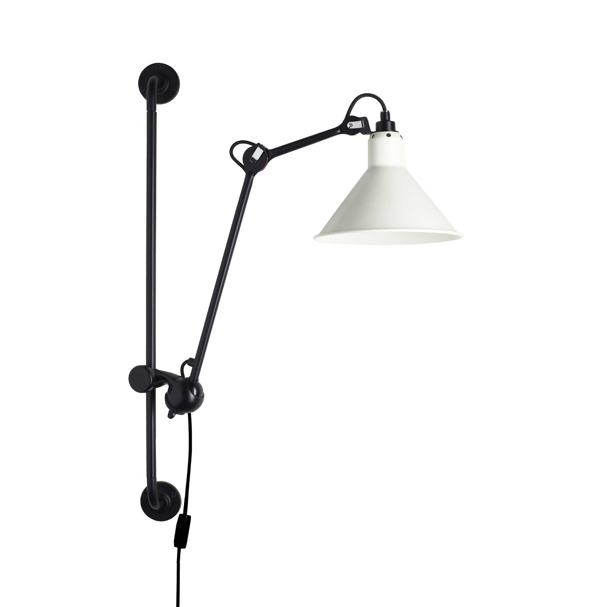 DCW éditions Lampe Gras N°210 E14 Wandleuchte mit Schalter