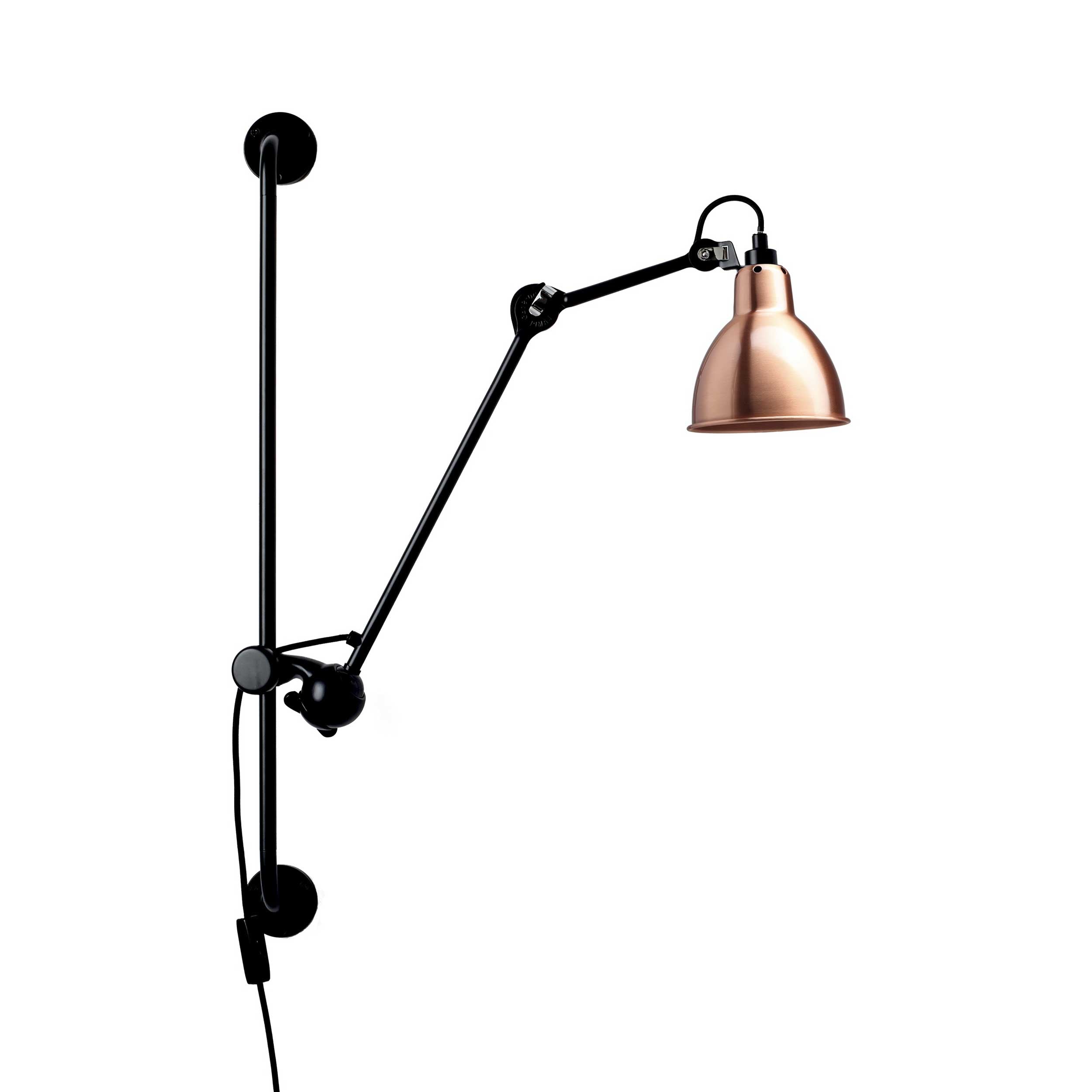 DCW éditions Lampe Gras N°210 E14 Wandleuchte mit Schalter