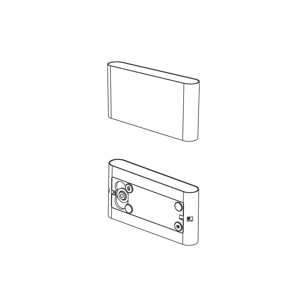 Dopo Mura LED přisazené svítidlo bílé