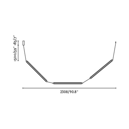 Faro Le Vita LED pendant light