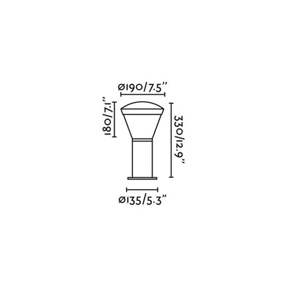 Faro Shelby LED-Säule Außenleuchte IP54