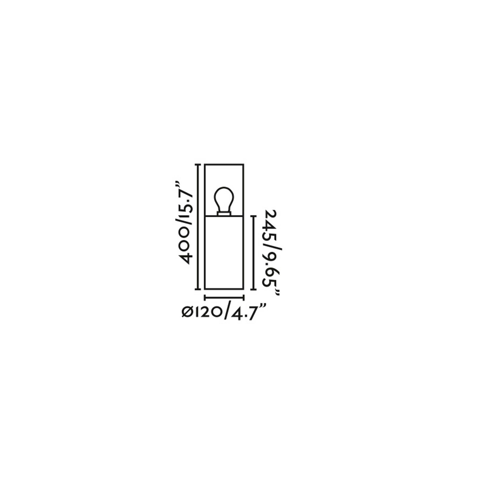 Faro Kila E27 Säule Außenleuchte IP65