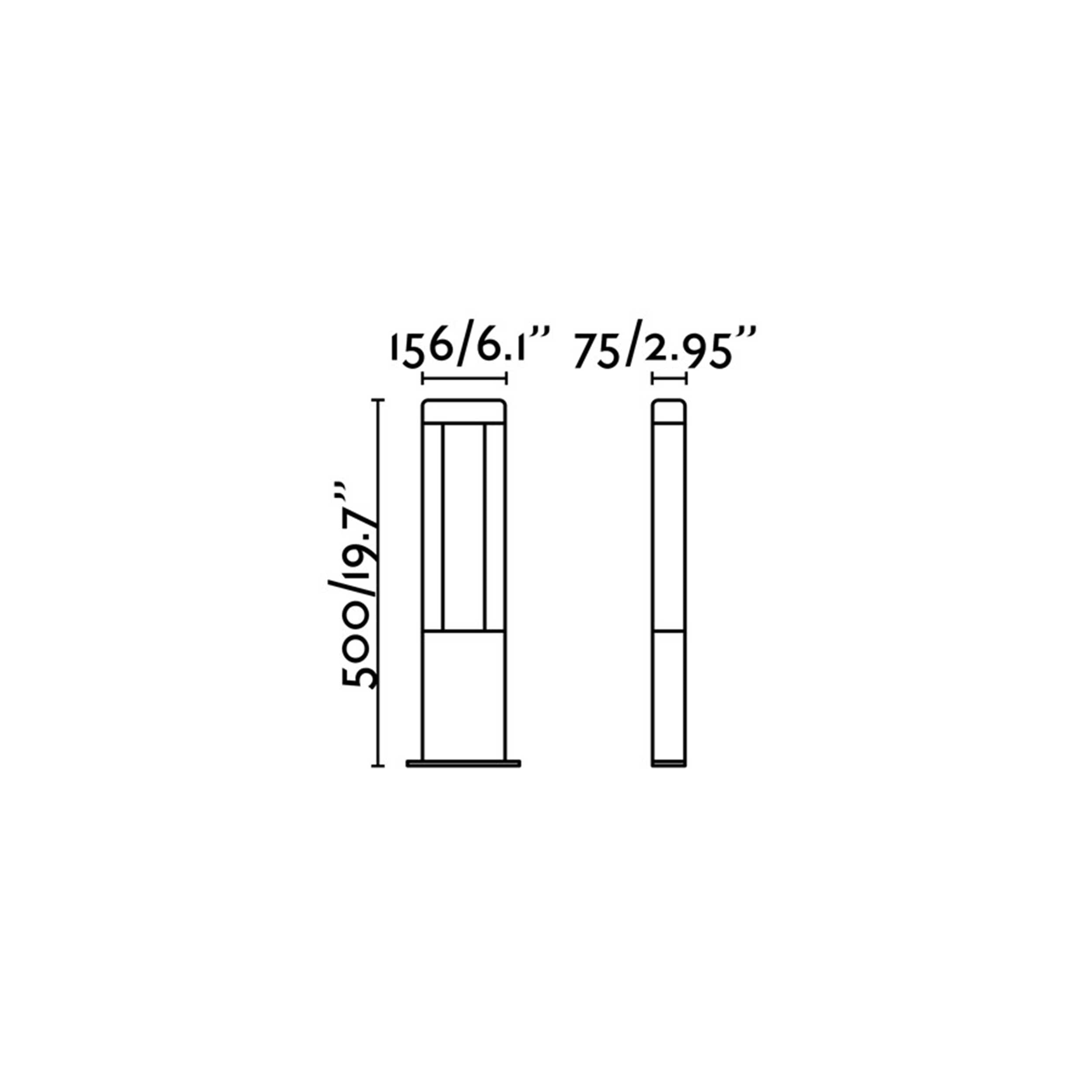 Faro Nanda LED-Säule Außenleuchte IP54