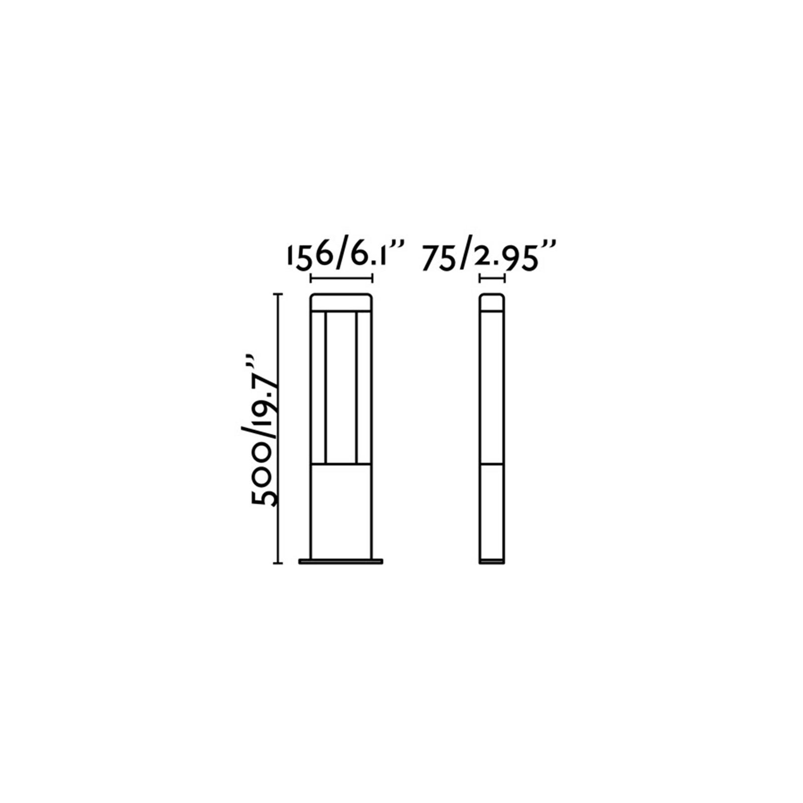 Faro Nanda LED-Säule Außenleuchte IP54