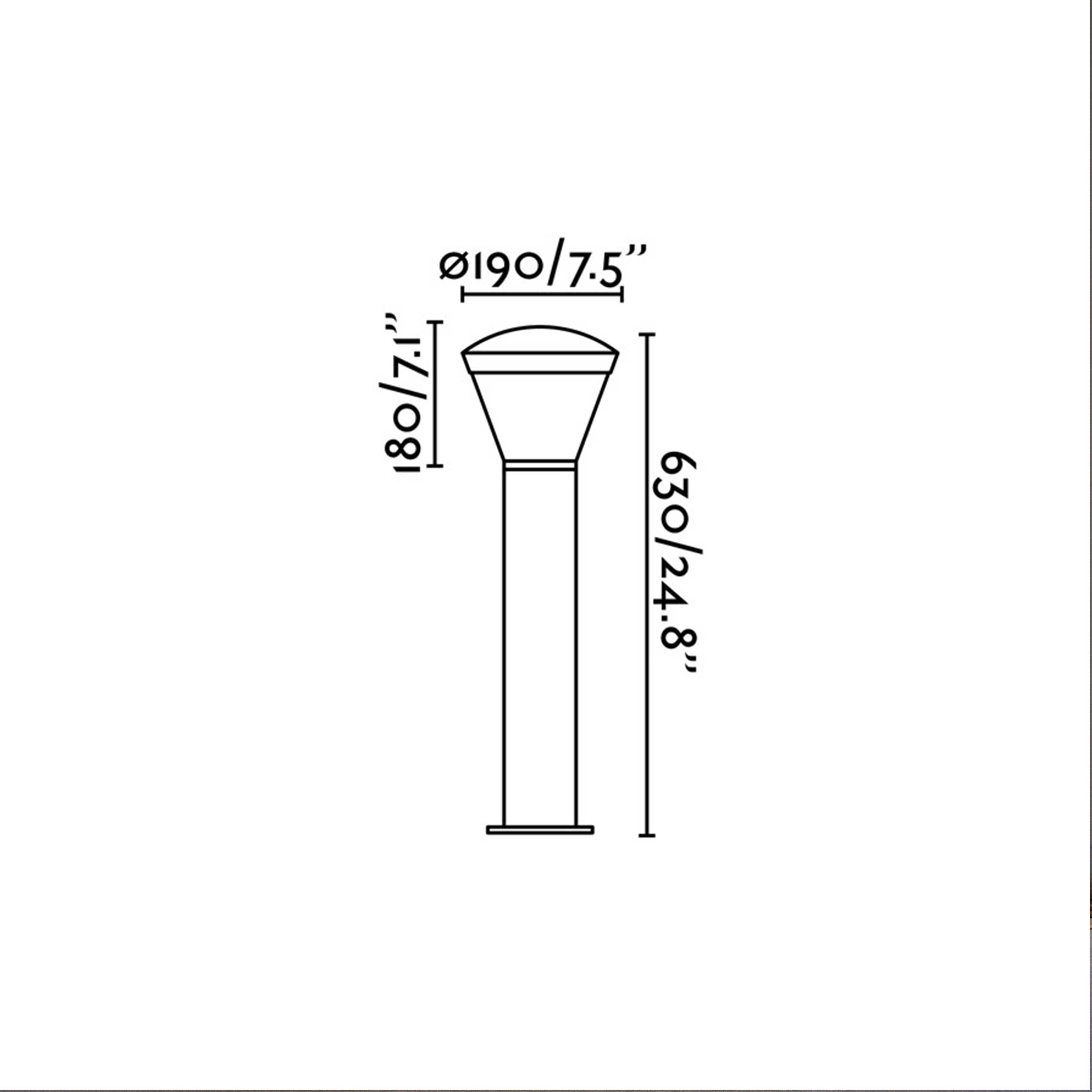 Faro Shelby LED-Säule Außenleuchte IP54