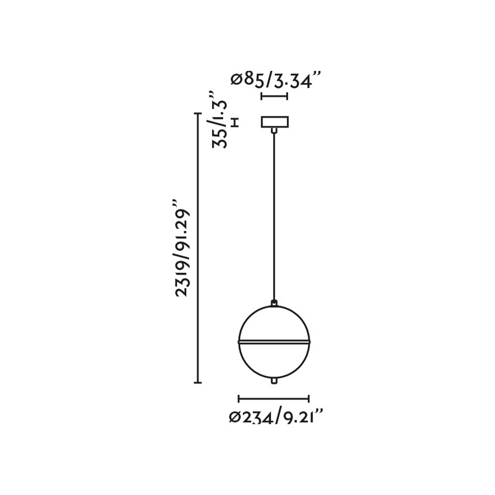 Faro Dome Pendelleuchte