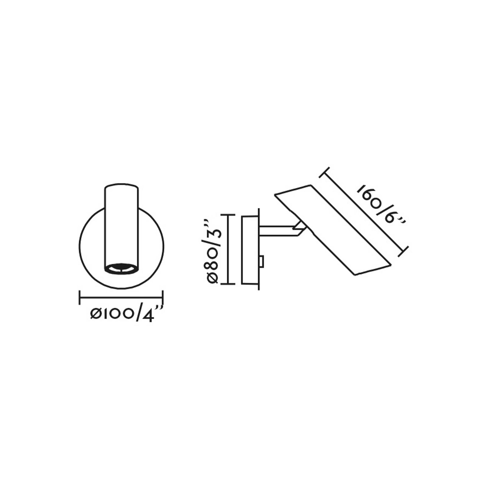 Faro Leo LED-Wandleuchte für das Bett