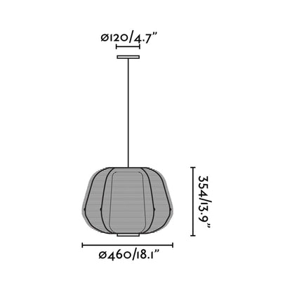 Faro Nara E27 venkovní závěsné svítidlo IP65