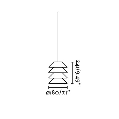 Faro Toba E27 Pendelleuchte für den Außenbereich IP65