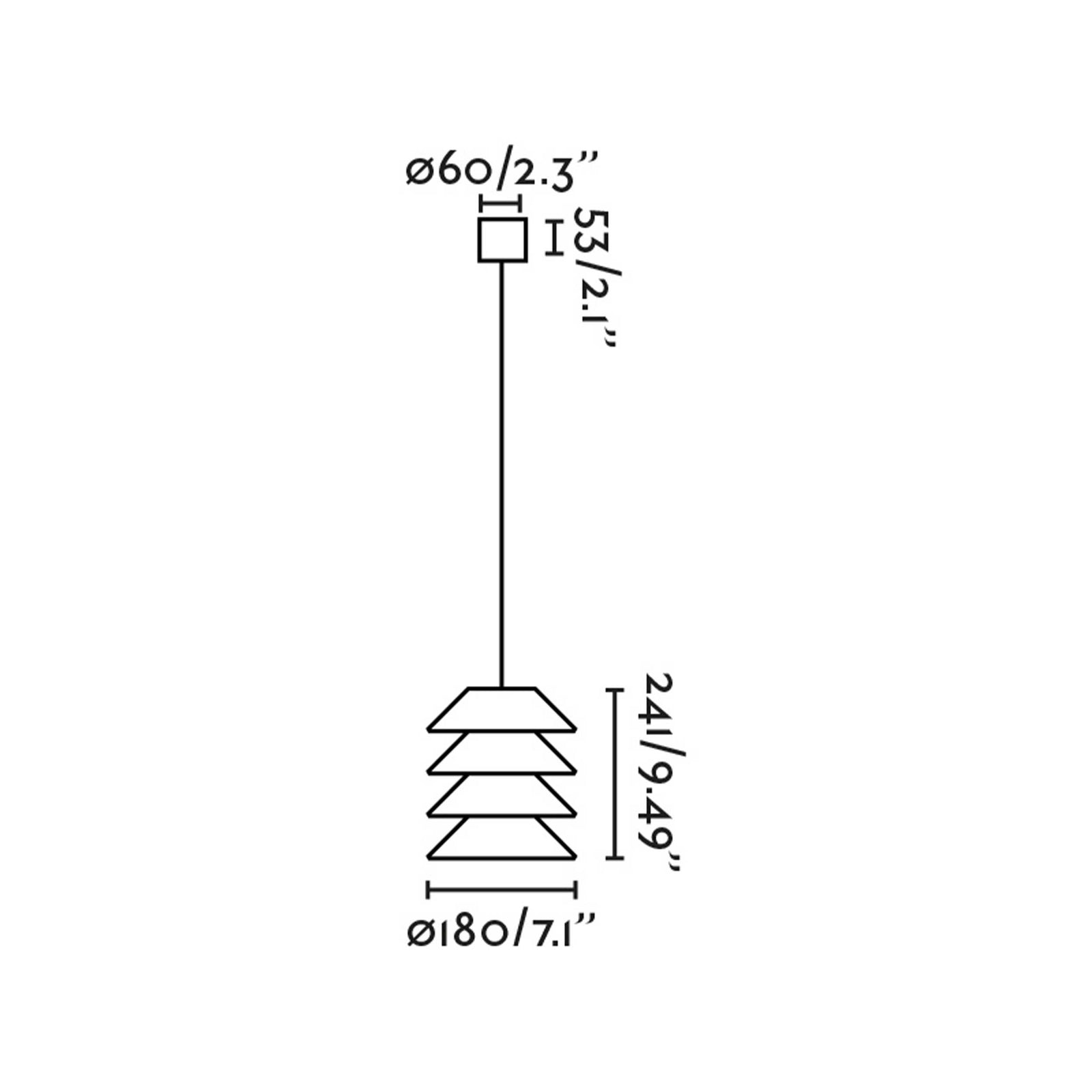 Faro Toba E27 Pendelleuchte für den Außenbereich IP65