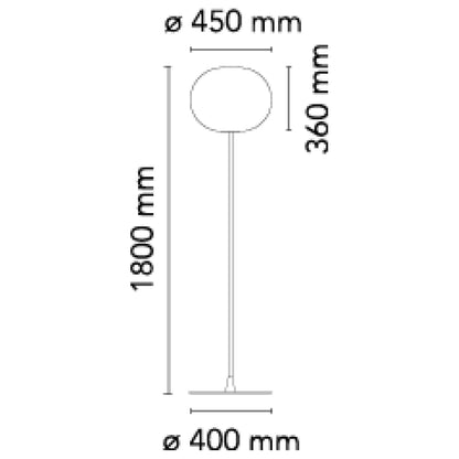 Flos Glo-Ball E27 stojací svítidlo