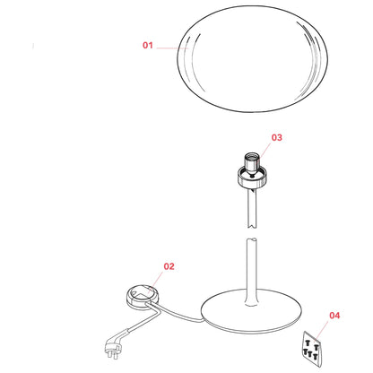 Flos Glo-Ball E27 stojací svítidlo