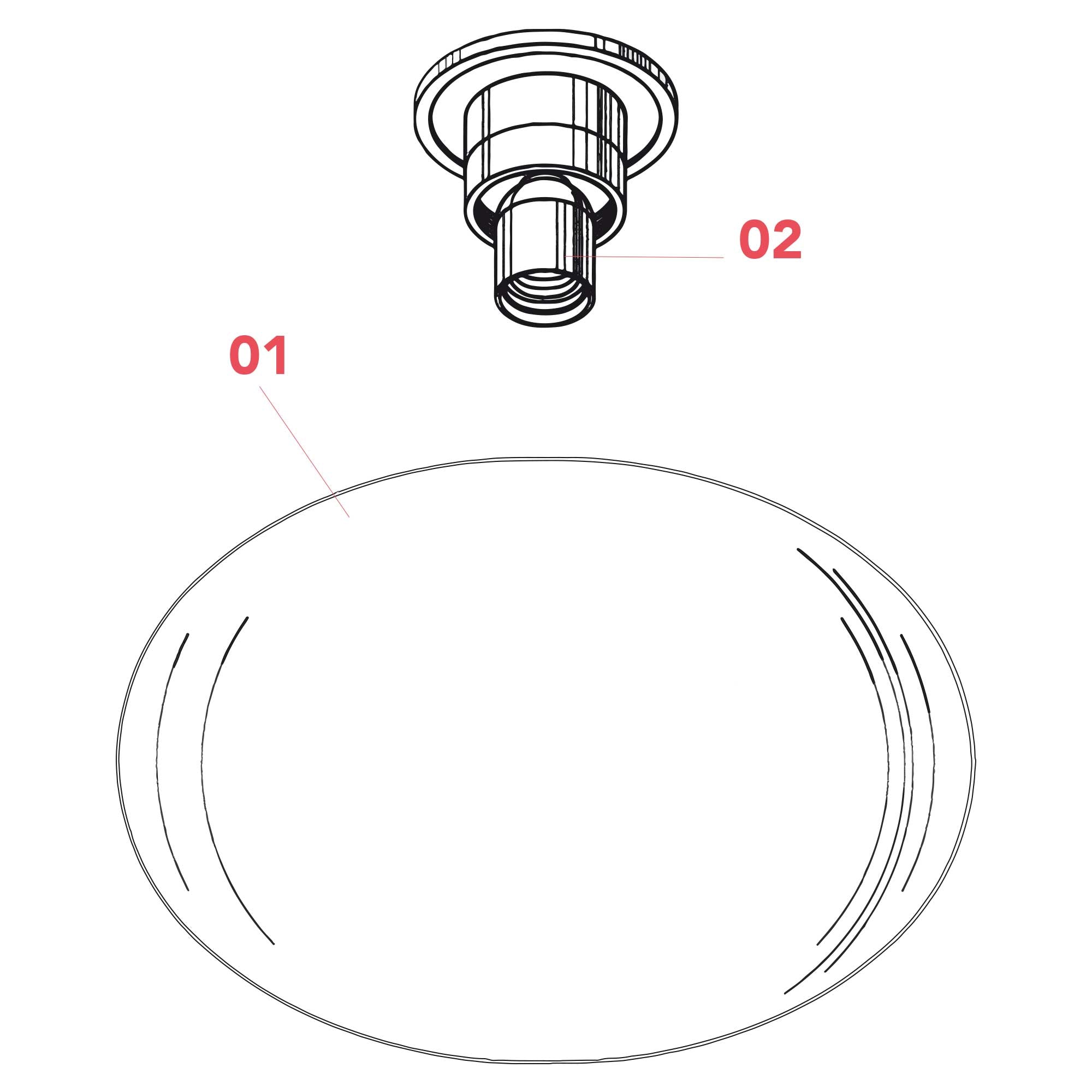 Flos Glo-Ball E27 stropní svítidlo