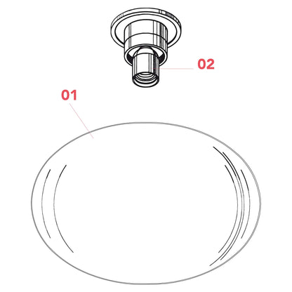 Flos Glo-Ball E27 stropní svítidlo