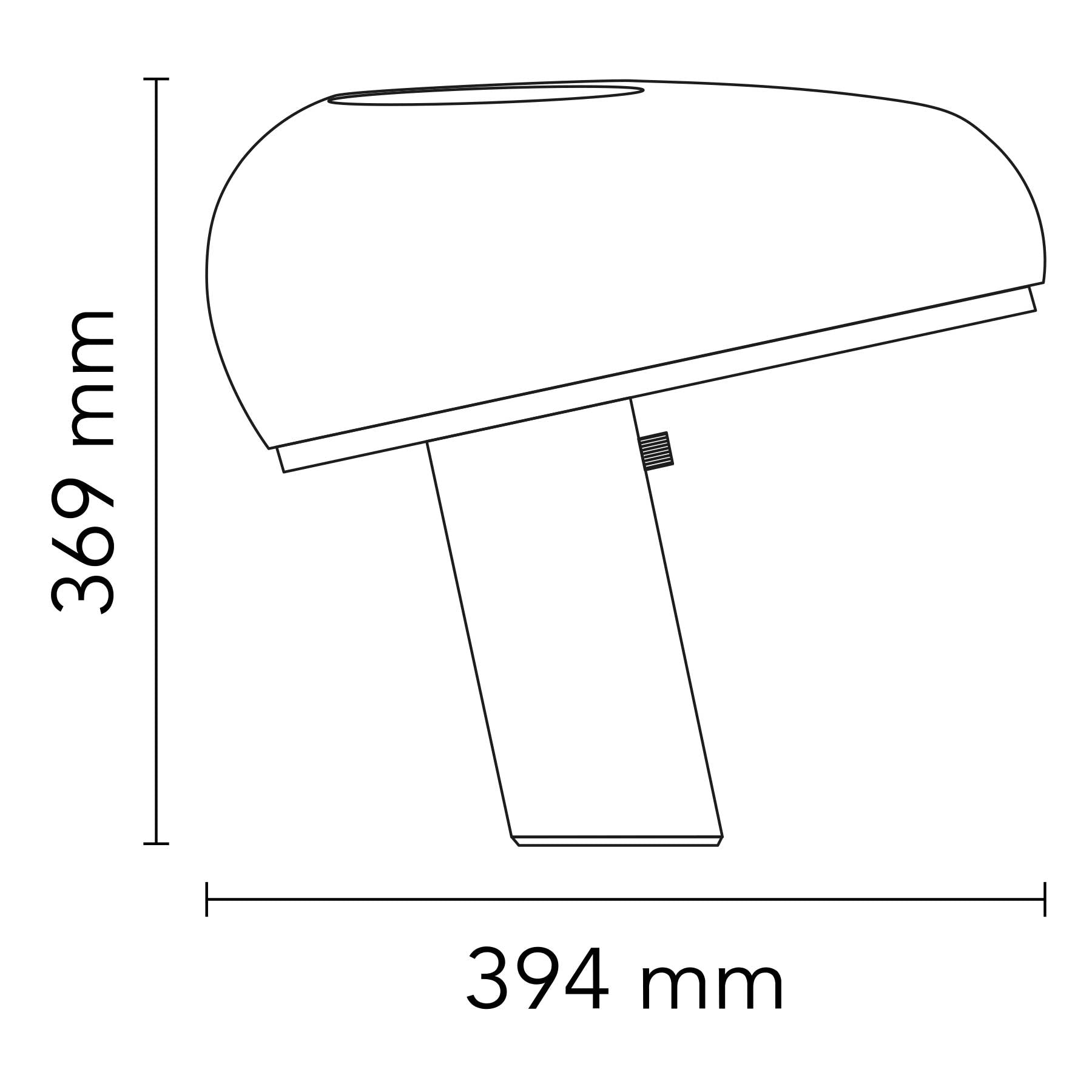 Flos Snoopy E27 stolní mramorové svítidlo