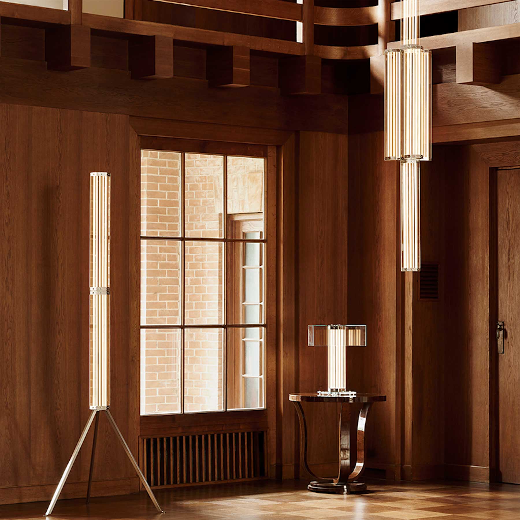 Flos SuperWire T LED stolní skleněné svítidlo