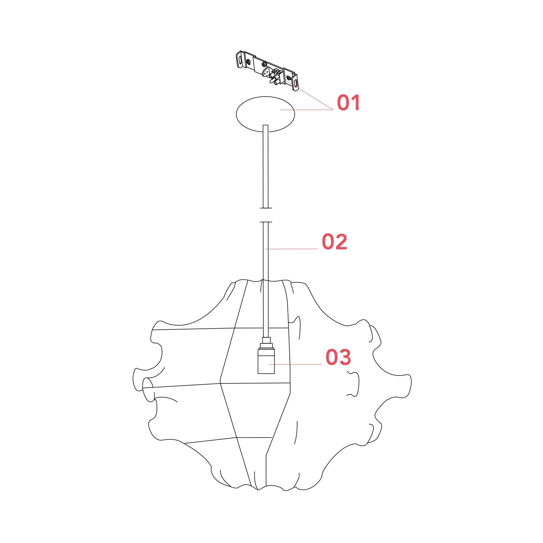 Flos Taraxacum E27 závěsné svítidlo