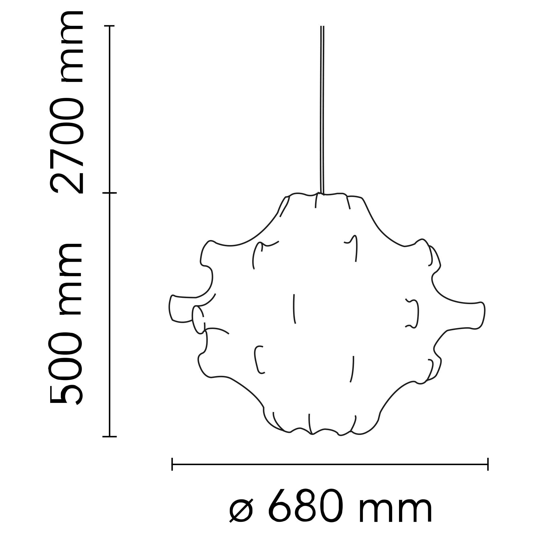 Flos Taraxacum E27 závěsné svítidlo