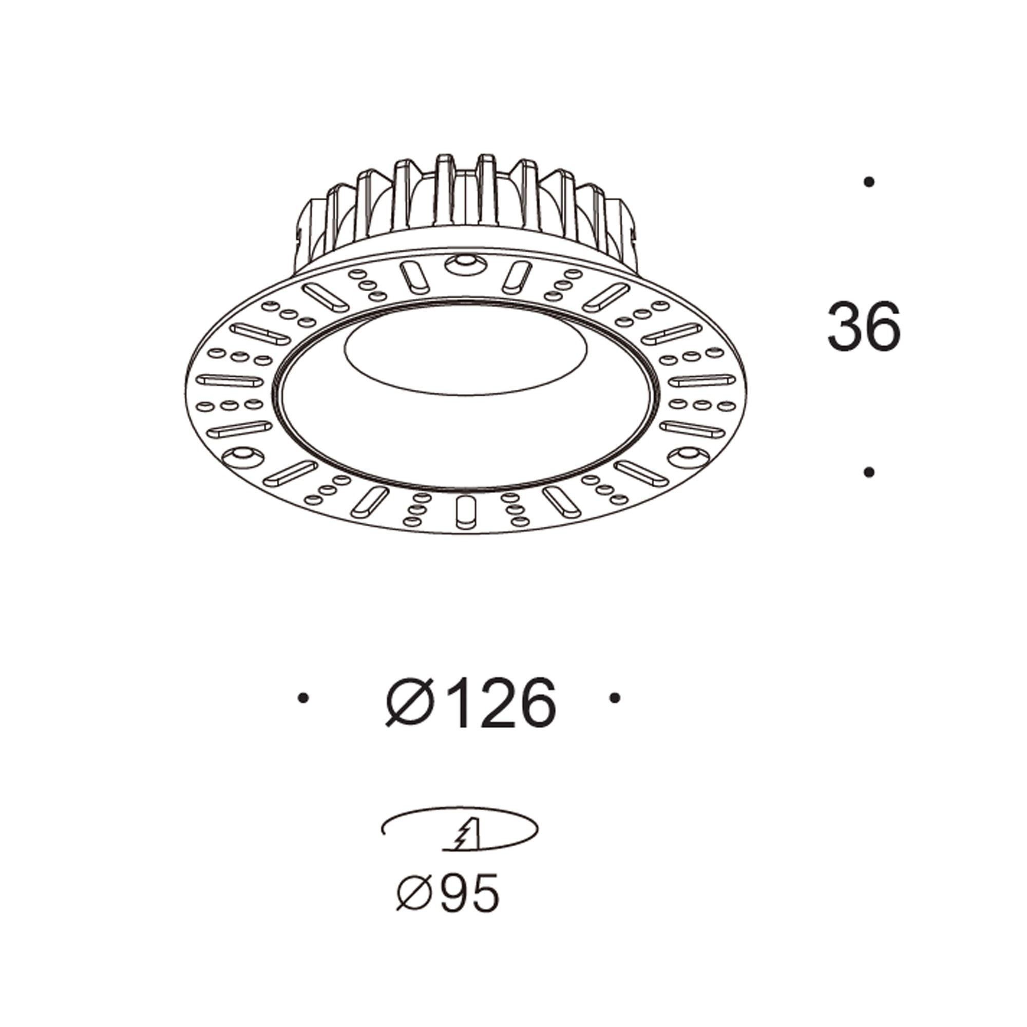 Invisio LED trimless zápustné svítidlo Ra>90