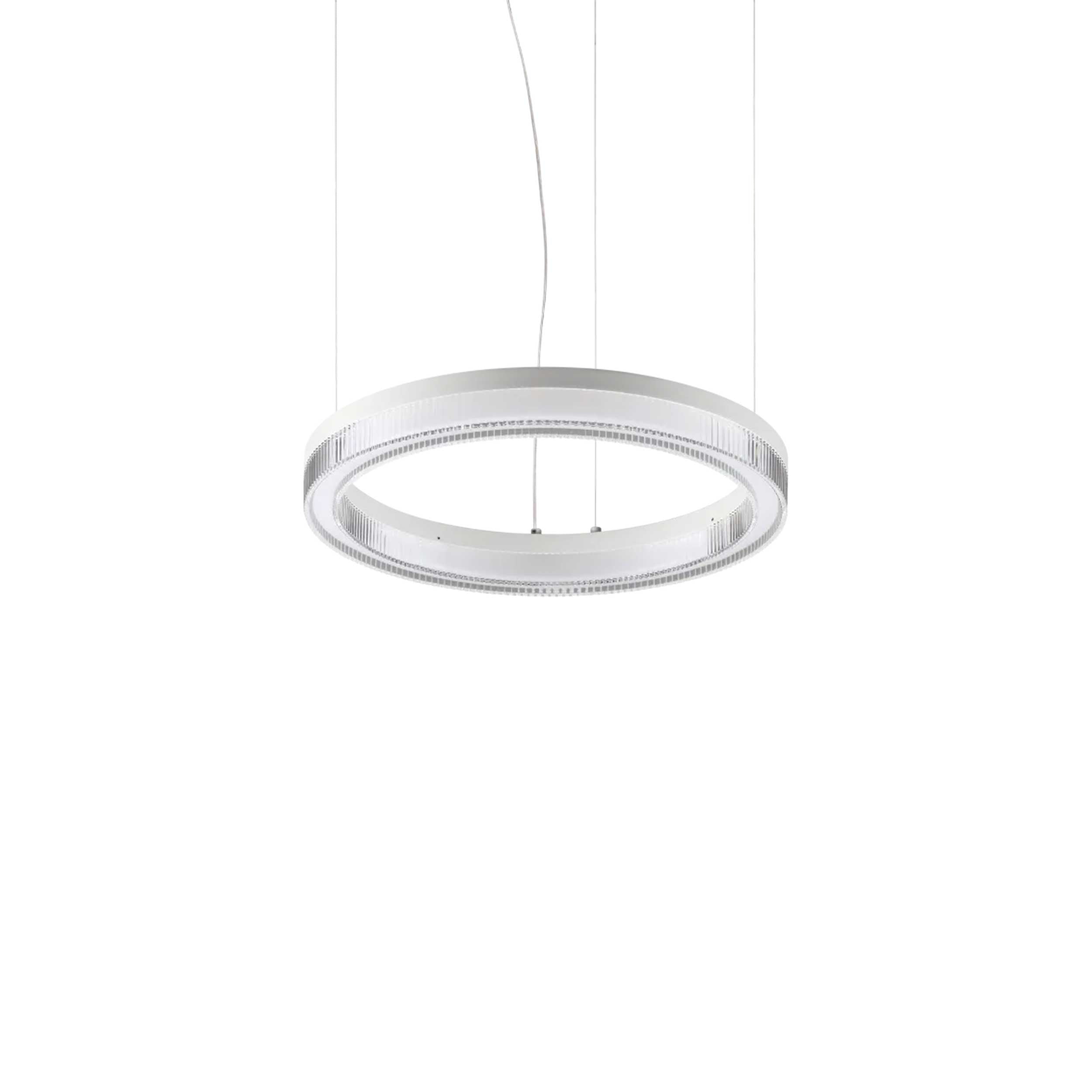 Ideal lux Crown LED-Pendelleuchte rund