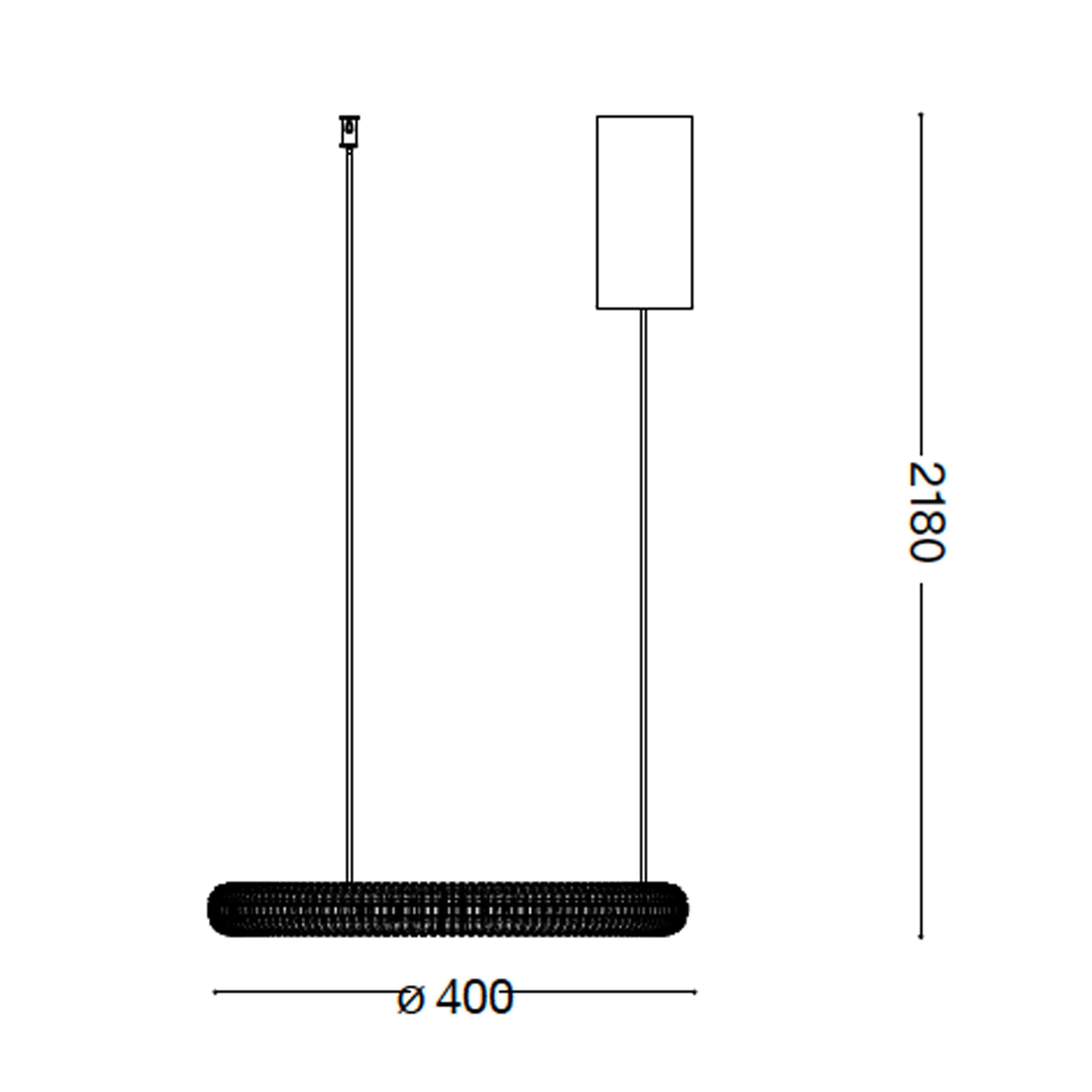 Ideal lux Miracle LED Pendelleuchte linear