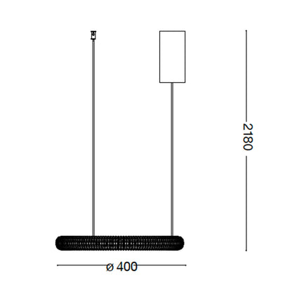 Ideal lux Miracle LED Pendelleuchte linear